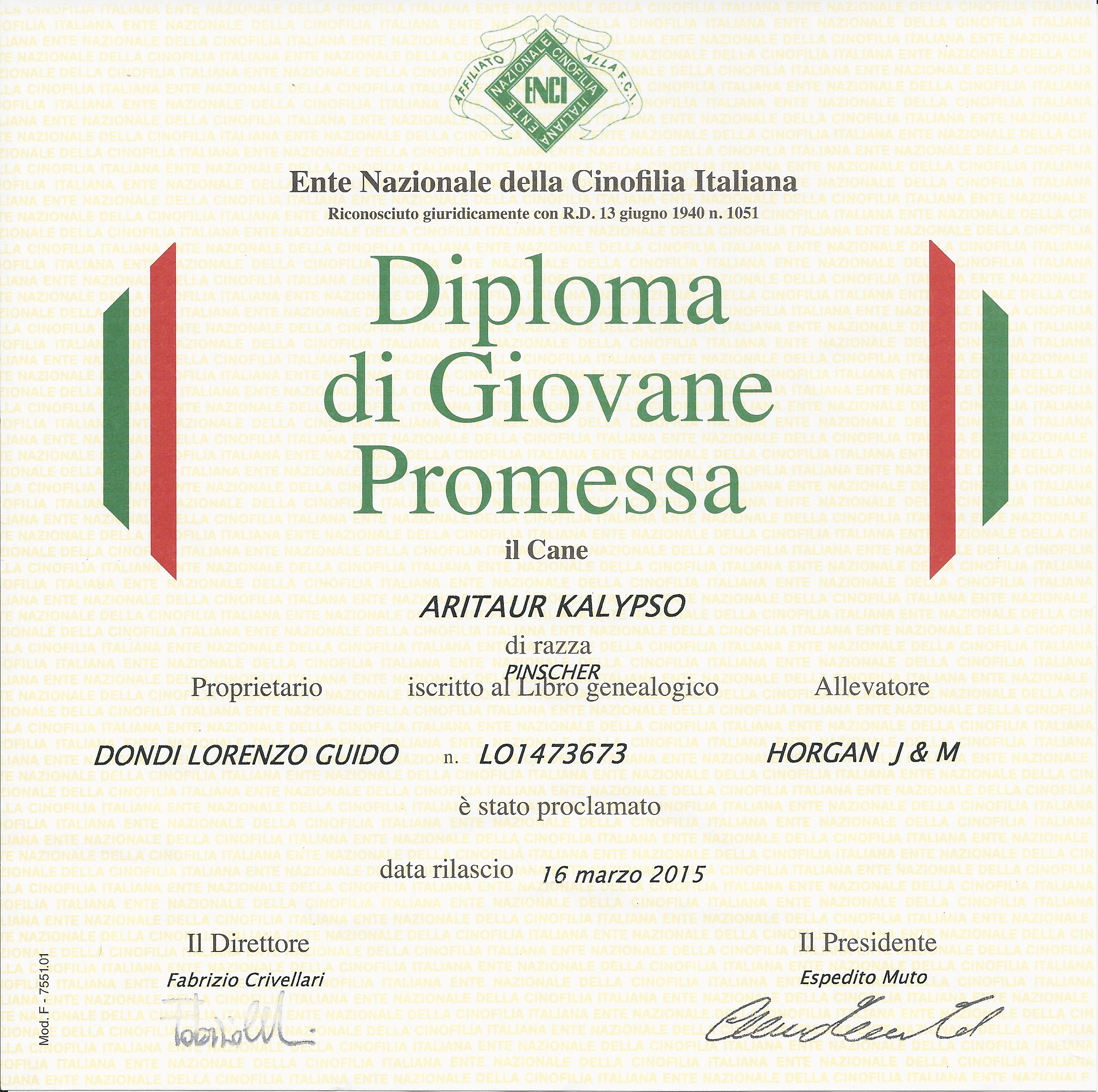 Giovane promessa italiana